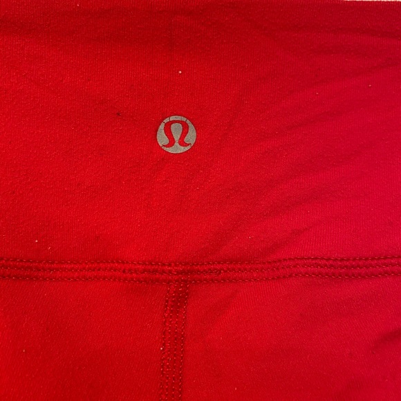 LULULEMON red wunder under crop - Picture 8 of 10